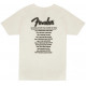 FENDER T-SHIRT WORLD TOUR VINTAGE WHITE M