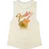FENDER T-SHIRT SLEEVELESS WOMEN'S STARCASTER NATURAL WHITE XL