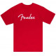 FENDER T-SHIRT SPAGHETTI LOGO DAKOTA RED M