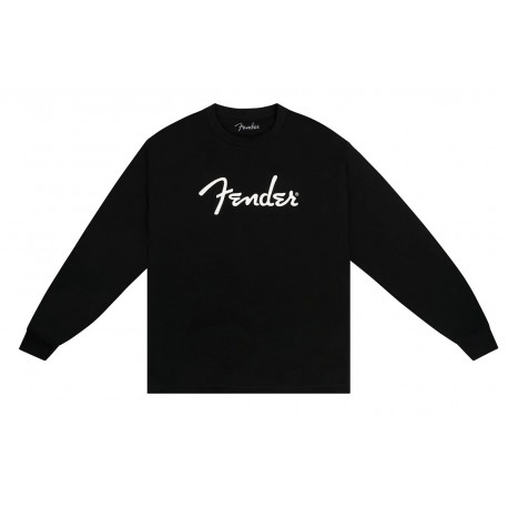 FENDER LONG-SLEEVE T-SHIRT SPAGHETTI LOGO BLACK XL