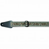 GEWA Guitar Straps F&S Folk Jacquard Light Coloured Black Gold (531.063)