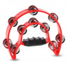 GEWA Jingle Wreath Half Moon 20 Jingles Red (841.572)