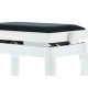 GEWA Piano Bench Deluxe Classic White Matt (130.340)