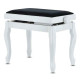 GEWA Piano Bench Deluxe Classic White Gloss (130.350)