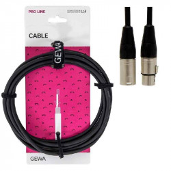 GEWA Alpha Audio Pro Line XLR (m)/XLR (f) 3м