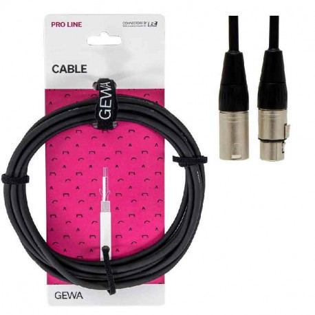 GEWA Alpha Audio Pro Line XLR (m)/XLR (f) 1м