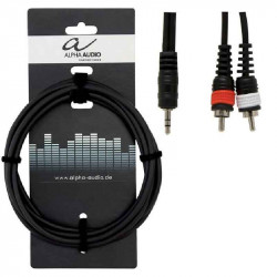 GEWA Alpha Audio Basic Line Stereo Jack 3,5 мм/2x RCA 3м