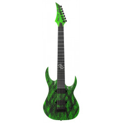 SOLAR GUITARS A2.7GN CANIBALISMO+ GREEN NEON OPEN PORE MATTE