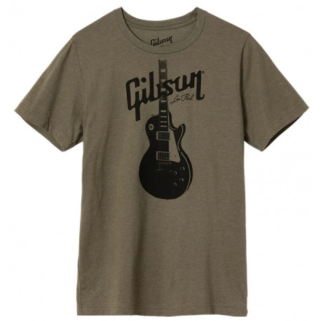 GIBSON AT LES PAUL T-SHIRT (HEATHER OLIVE) XL