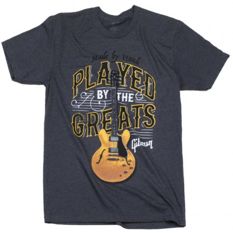 GIBSON AT PLAYED BY THE GREATS T-SHIRT (CHARCOAL) XL