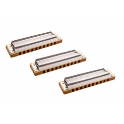 Hohner Marine Band 1869 ProPack M1896XP C,G,A-major (3 шт.)