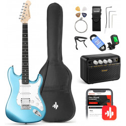 DONNER MUSIC DST-100 ELECTRIC GUITAR KIT LAKE BLUE