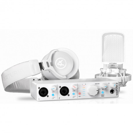 Arturia MiniFuse Recording Pack (White)