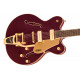 GRETSCH ELECTROMATIC PRISTINE LTD CENTER BLOCK DOUBLE-CUT WITH BIGSBY DARK CHERRY METALLIC