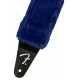 FENDER STRAP 2" POODLE PLUSH STRAP BLUE