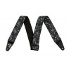 FENDER STRAP 2" HAWAIIAN STRAPS BLACK FLORAL