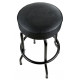 FENDER 30" EMBOSSED BLACK LOGO BARSTOOL, BLACK