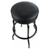 FENDER 30" EMBOSSED BLACK LOGO BARSTOOL, BLACK