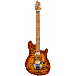 EVH WOLFGANG SPECIAL QM, BAKED MAPLE FINGERBOARD TIGER EYE GLOW