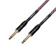 CASCHA CCP-G2SRD3 (PROFESSIONAL LINE GUITAR CABLE, TWEED RED, 3 м)