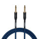 CASCHA CCP-G2SBL3 (PROFESSIONAL LINE GUITAR CABLE, TWEED BLUE, 3 м)