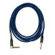 CASCHA CCP-G2ABL6 (PROFESSIONAL LINE GUITAR CABLE, TWEED BLUE, 6 м)