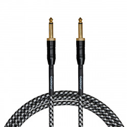 CASCHA CCP-G2SBK3 (PROFESSIONAL LINE GUITAR CABLE, TWEED BLACK, 3 м)