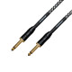 CASCHA CCP-G2SBK3 (PROFESSIONAL LINE GUITAR CABLE, TWEED BLACK, 3 м)