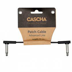 CASCHA CCA-PC110 (ADVANCED LINE PATCH CABLE FLAT, BLACK, 10 см)