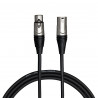 CASCHA CCA-M1BK3 (ADVANCED LINE MICROPHONE CABLE, BLACK, 3 м)