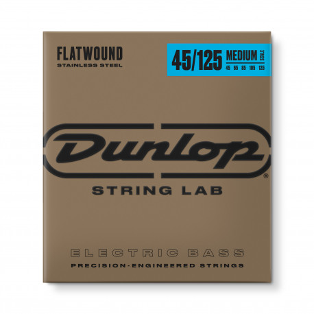 Dunlop DBFS45125M MD Scale Flatwound Stainless Steel