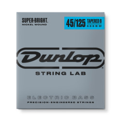 Dunlop DBSBN45125T Super Bright Nickel Wound Tapered