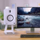 KANTO SE6 MEDIUM DESKTOP SPEAKER STANDS (WHITE)