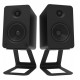 KANTO SE6 MEDIUM DESKTOP SPEAKER STANDS (BLACK)