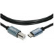 KLOTZ USB 2.0 CABLE PLUG C - PLUG B 1 M