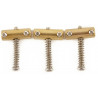 FENDER AMERICAN VINTAGE TELECASTER COMPENSATED BRIDGE SADDLES (3)