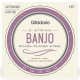 D'ADDARIO EJ57 BANJO NICKEL PLATED STEEL CUSTOM MEDIUM (11-22)