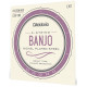 D'ADDARIO EJ57 BANJO NICKEL PLATED STEEL CUSTOM MEDIUM (11-22)
