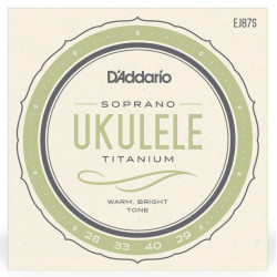 D'ADDARIO EJ87S TITANIUM UKULELE SOPRANO