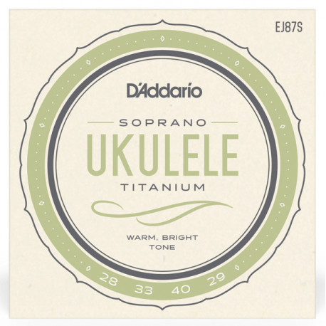 D'ADDARIO EJ87S TITANIUM UKULELE SOPRANO
