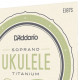 D'ADDARIO EJ87S TITANIUM UKULELE SOPRANO