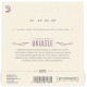 D'ADDARIO EJ87C TITANIUM UKULELE CONCERT