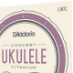D'ADDARIO EJ87C TITANIUM UKULELE CONCERT
