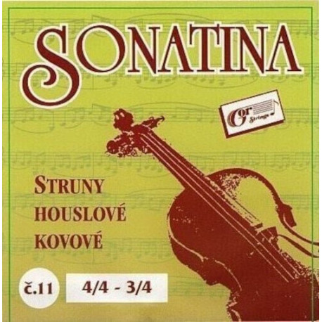 GorStrings Sonatina № 11 4/4-3/4 (1 шт) - струна Ре для скрипки