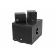 OMNITRONIC Набор акустики MOLLY-12A Сабвуфер активный + 2x MOLLY-6 топа 8 ohms, black