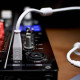 ﻿DJ Techtools Chroma Cables USB-C to USB-B (Neon Orange)