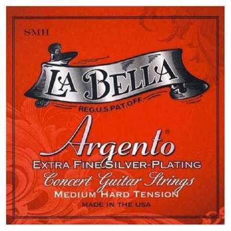 La Bella Argento Silver Plating SMH Medium Hard Tension