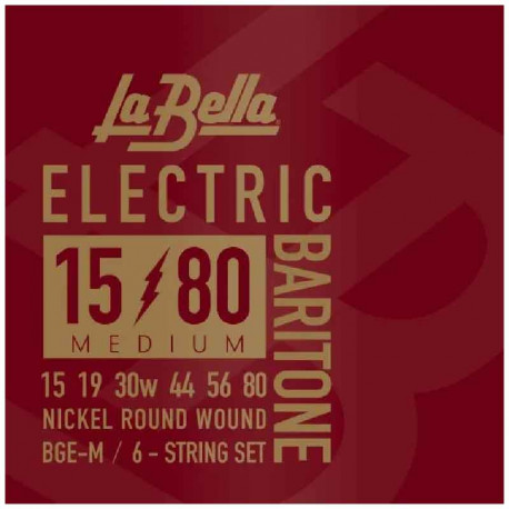 La Bella Nickel Round Wound BGE-M, 15-80