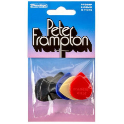 DUNLOP PETER FRAMPTON VINTAGE JAZZ TEARDROP PICK - 6 PACK