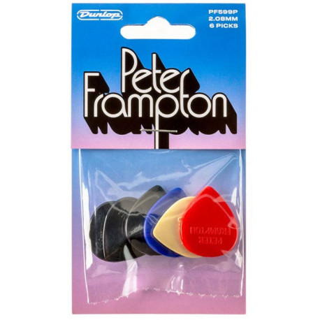 DUNLOP PETER FRAMPTON VINTAGE JAZZ TEARDROP PICK - 6 PACK